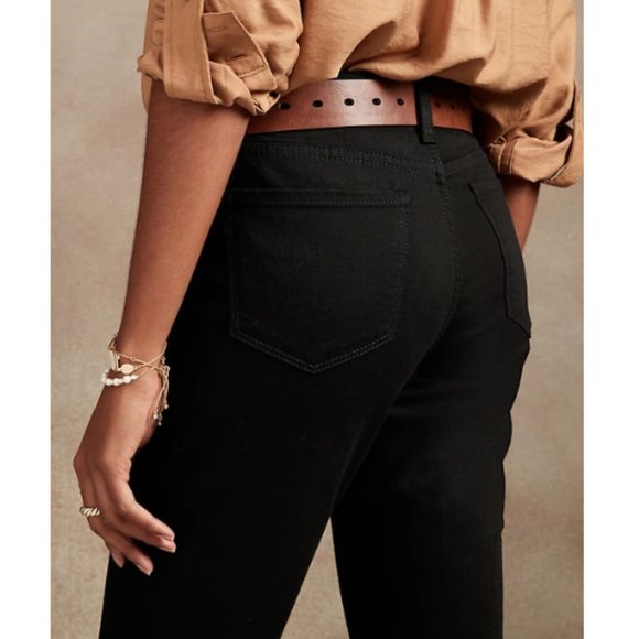 NWT Banana RepF Mid Rise Fade Resist Skinny Jean 28 6 Black F 232 - Picture 3 of 5